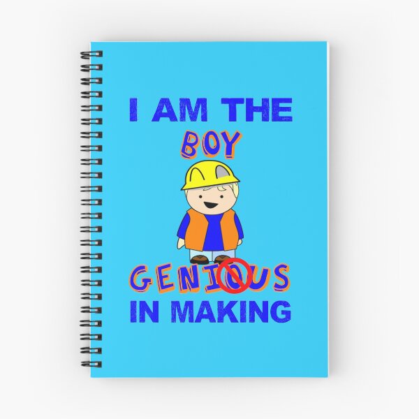 Item preview, I am the Boy Genius in making! designed and sold by Henri Vellart.