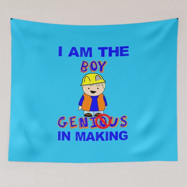 Item preview, I am the Boy Genius in making! designed and sold by Henri Vellart.