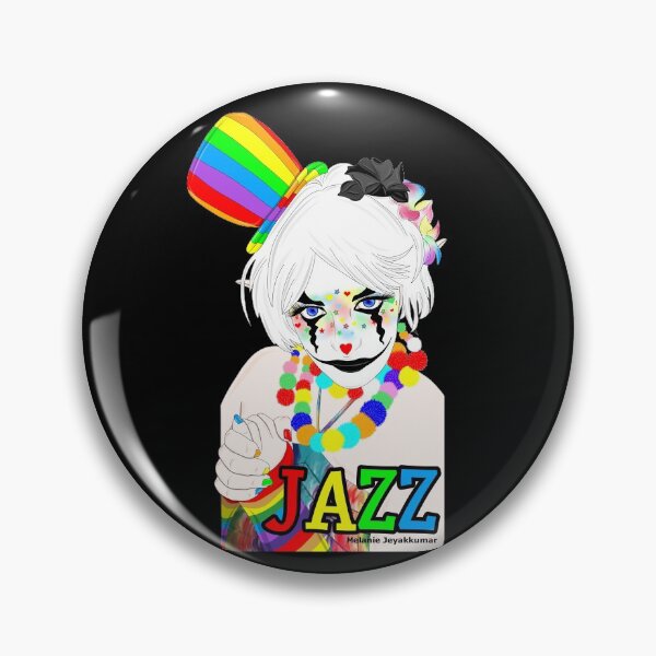 Item preview, Jazz the Rainbow Clown designed and sold by Melanie Jeyakkumar.