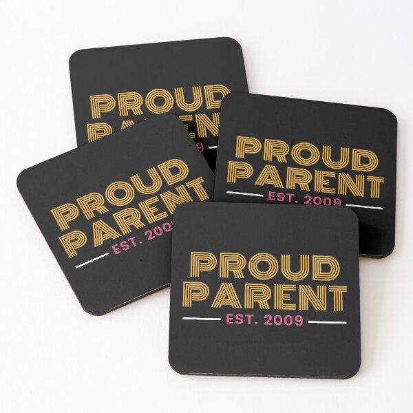 Item preview, PROUD PARENT EST. 2009 designed and sold by stuff-n-stuff.