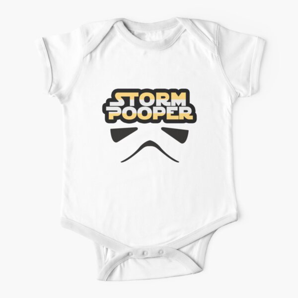 Storm Pooper FUNNY BABIES CLOTHES Short Sleeve Baby One-Piece