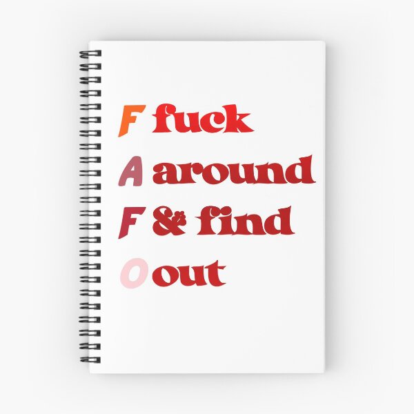 Item preview, FAFO Fuck Around & Find Out designed and sold by MeowTouch Art.