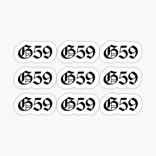 G59 Stickers Sticker