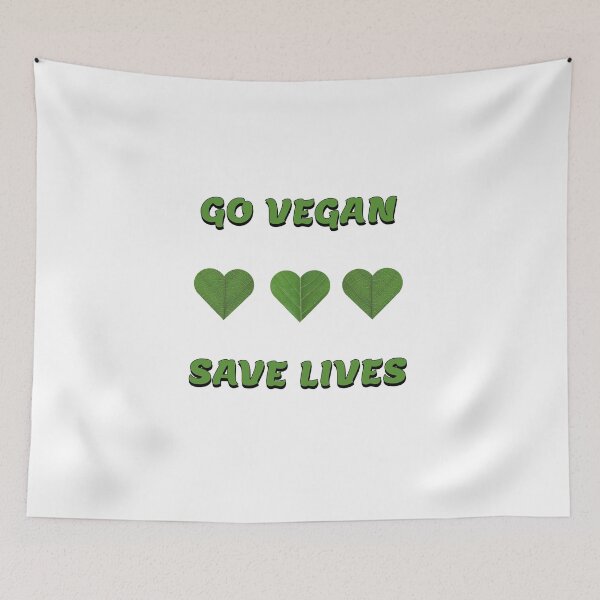 Item preview, Go vegan save lives designed and sold by MikaelSh.