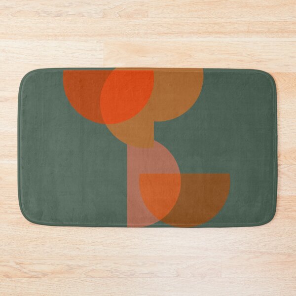 Item preview, Retro half-circles dusty green designed and sold by Nadezda Kravcenko.