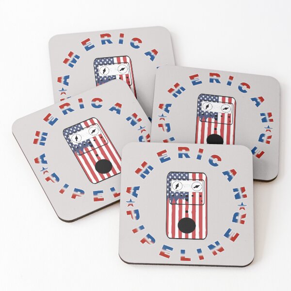 Item preview, American Pipeliner Pipe Line Welder Design w/Flag designed and sold by Mindsofcreation.
