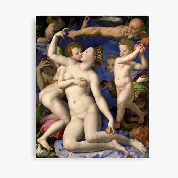 Allegory of the Triumph of Venus Bronzino Canvas Print