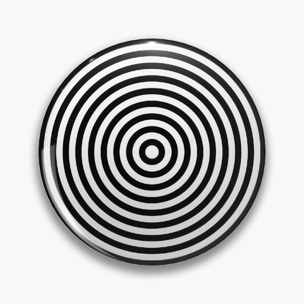 Item preview, Concentric Circles in Black and White designed and sold by hobrath.