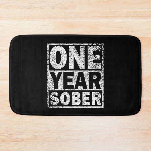 Item preview, One Year Sober, 1st Year Soberity Gift designed and sold by RobomShop.