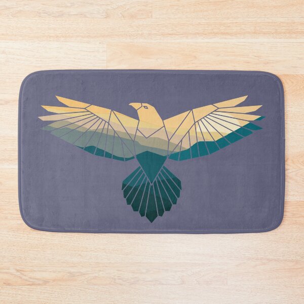 Item preview, Retro Eagle Mountains Sunset Wilderness designed and sold by ForFunDesigns.