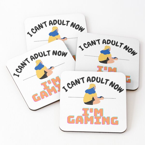 Item preview, I can't adult now I'm gaming designed and sold by leonmarket.