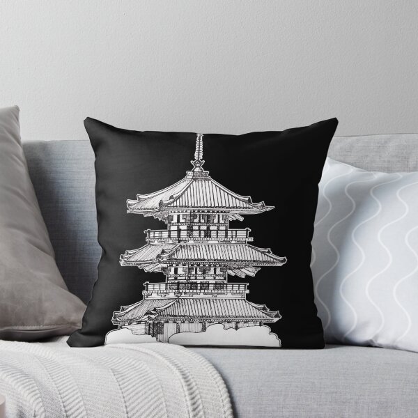Item preview, Sketch Saigantoji pagoda  designed and sold by Karolien Kenis.