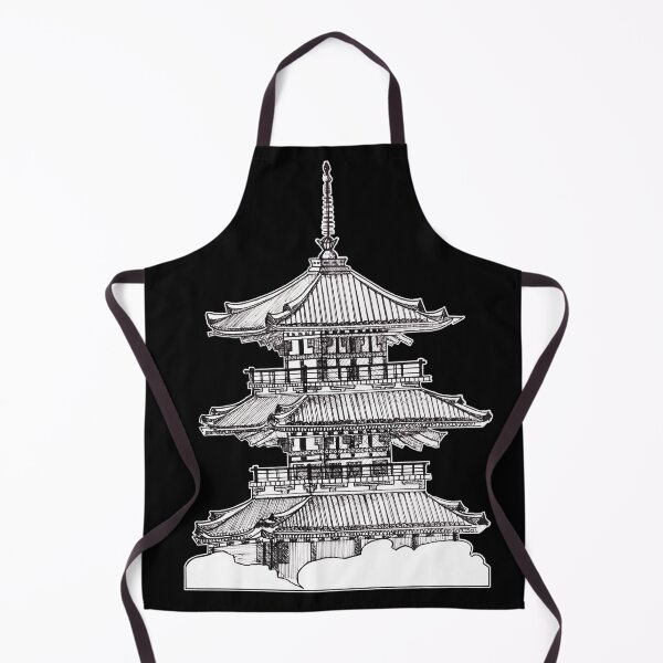 Item preview, Sketch Saigantoji pagoda designed and sold by Karolien Kenis.