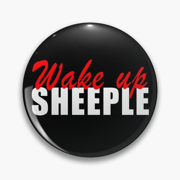 Item preview, Wake up Sheeple, sheep truther designed and sold by ArtOfRebellion.