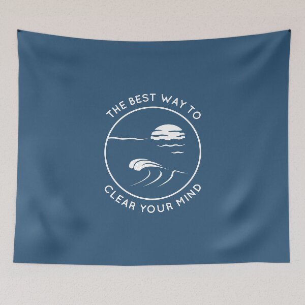 Item preview, The best way to clear your mind - Sea. Ocean. Sunset. Chill. Relax. Surf. Holiday. Travel. designed and sold by remove-rf.