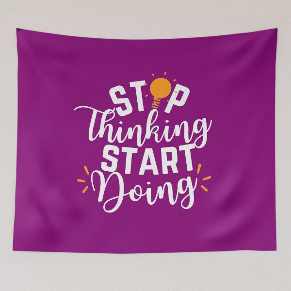 Item preview, Stop Thinking Start Doing designed and sold by aoichan3939.