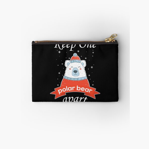 Item preview, Keep One Bear Apart Polar Bear Funny Christmas Coronavirus Joke 2020 designed and sold by Scratches Tees.