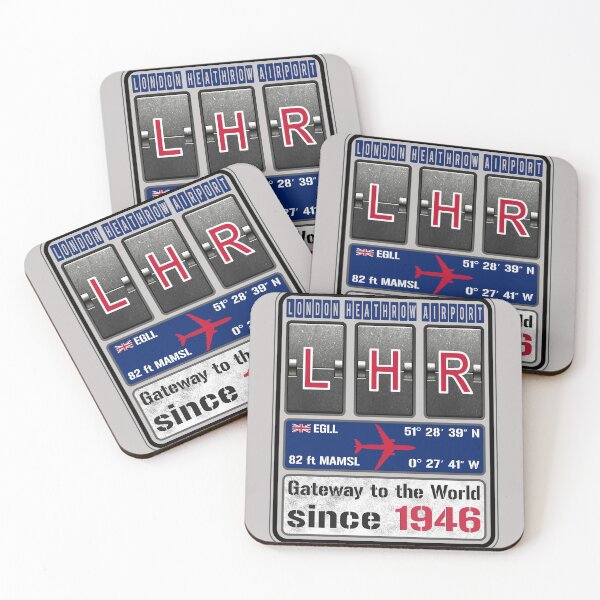 Item preview, LHR London Heathrow Airport UK - Modern Design designed and sold by FouDeeziner.