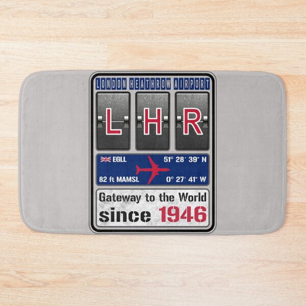Item preview, LHR London Heathrow Airport UK - Modern Design designed and sold by FouDeeziner.
