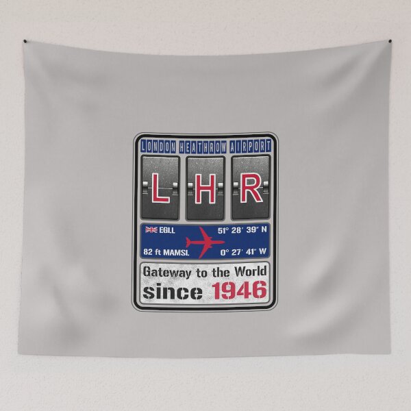 Item preview, LHR London Heathrow Airport UK - Modern Design designed and sold by FouDeeziner.
