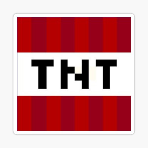 Minecraft Tnt Stickers Redbubble