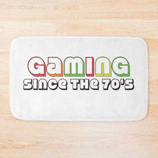 Item preview, Gaming Since the 70's - Funky Retro Headline Text with Multicolored Dropshadow  designed and sold by JamiDesigns.