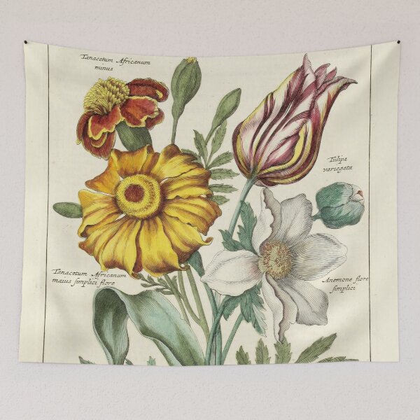 Item preview, Vintage Botanical Print from Nederlandsch bloemwerk (Dutch flower arrangements) (1794) designed and sold by Douglas E. Welch Design and Photography.