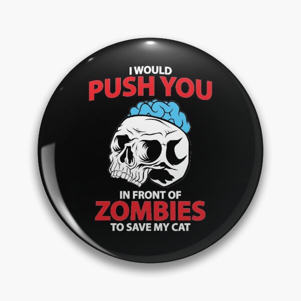 Aperçu de l'œuvre je te pousserais devant des zombies pour sauver mon chat créée et vendue par Rboss.