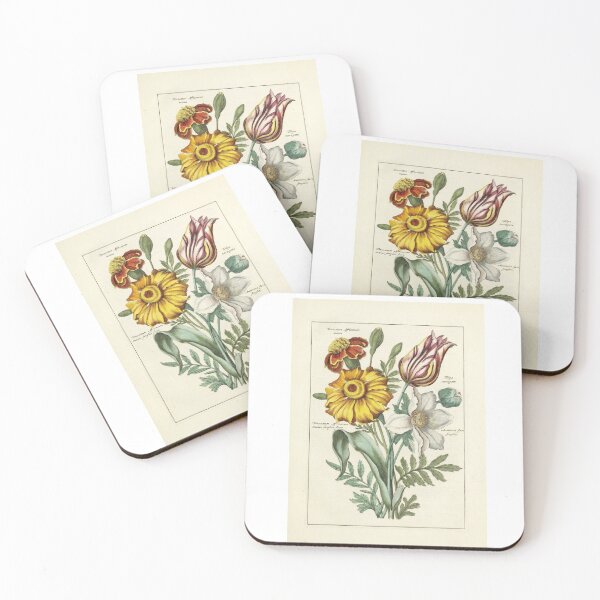 Item preview, Vintage Botanical Print from Nederlandsch bloemwerk (Dutch flower arrangements) (1794) designed and sold by Douglas E. Welch Design and Photography.