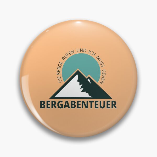 Item preview, The mountains are calling and I have to go | Mountain Adventure | German hiking | Black hiking t-shirt designed and sold by Ainbowz-Artwork.