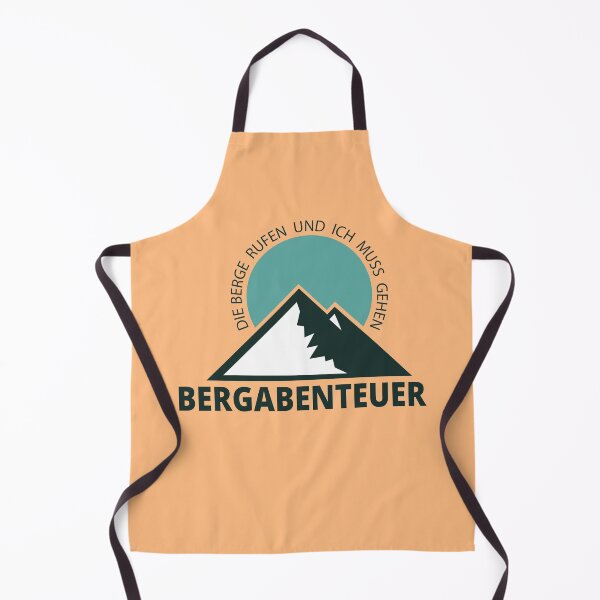 Item preview, The mountains are calling and I have to go | Mountain Adventure | German hiking | Black hiking t-shirt designed and sold by Ainbowz-Artwork.