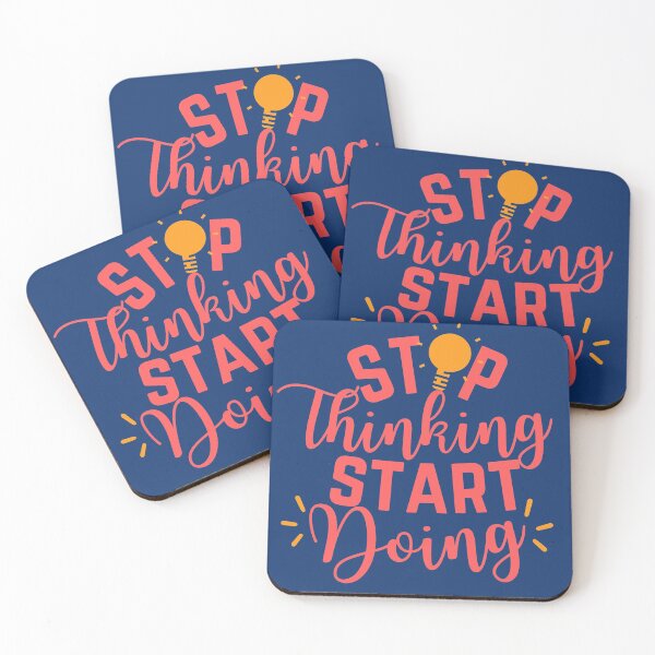 Item preview, Stop Thinking Start Doing designed and sold by aoichan3939.
