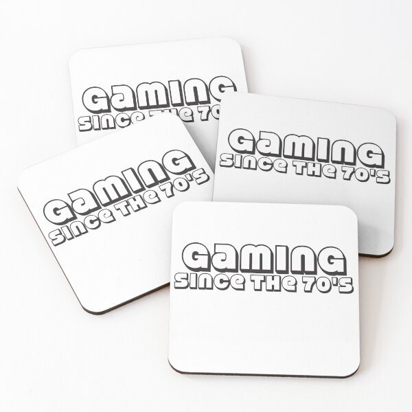 Item preview, Gaming Since the 70's - Funky Retro Headline Text with Dropshadow (Black) designed and sold by JamiDesigns.