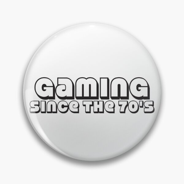 Item preview, Gaming Since the 70's - Funky Retro Headline Text with Dropshadow (Black) designed and sold by JamiDesigns.