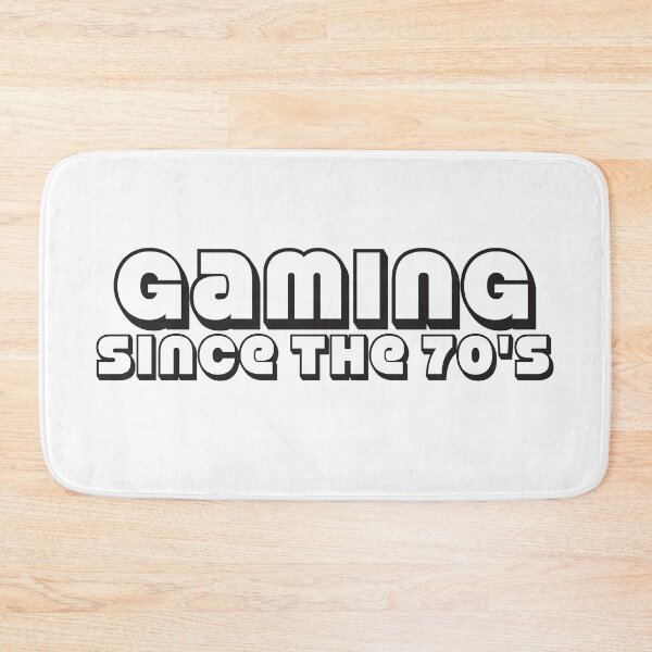Item preview, Gaming Since the 70's - Funky Retro Headline Text with Dropshadow (Black) designed and sold by JamiDesigns.