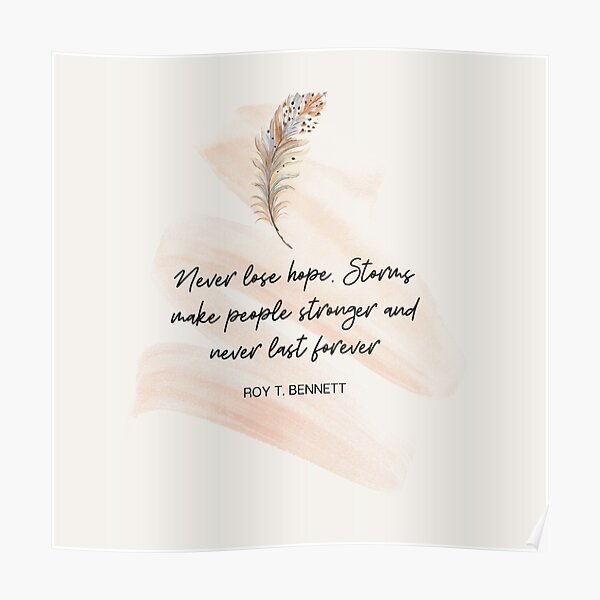 Quotes for hope Poster