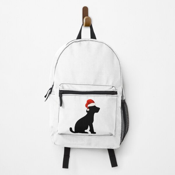 Item preview, Black Dog In A Christmas Hat designed and sold by Bend-The-Trendd.