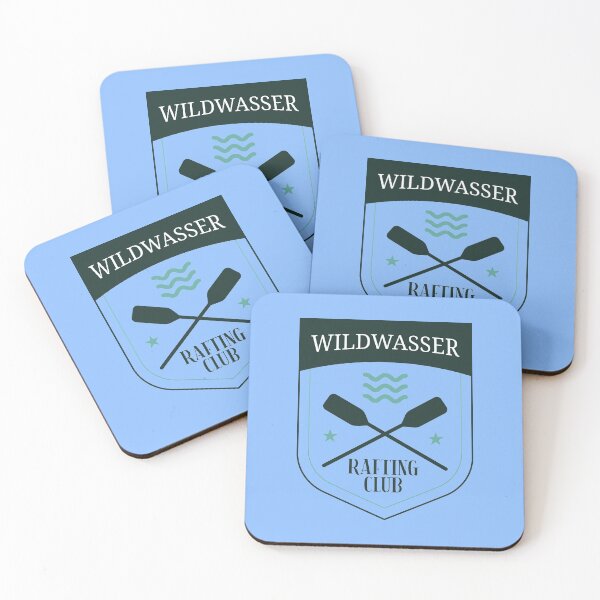 Item preview, White water | Rafting Club | German hiking | Black hiking t-shirt designed and sold by Ainbowz-Artwork.