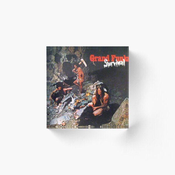 Grand Funk Railroad - Survival. Acrylic Block