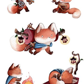 Artwork thumbnail, Smol Fox Adventurer Sheet by Threeleaves