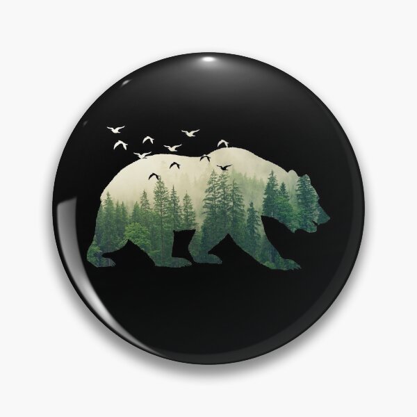 Item preview, Bear Conservation Wilderness Forest Birds designed and sold by titanosdesign.