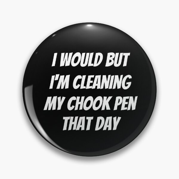 Item preview, I would but I'm cleaning my chook pen that day. Text only design. White text. Capitals. designed and sold by JellyBeenzz.