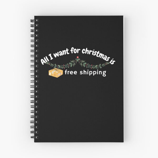 Artikelvorschau, All I want for christmas is free shipping entworfen und verkauft von avocadissimo.