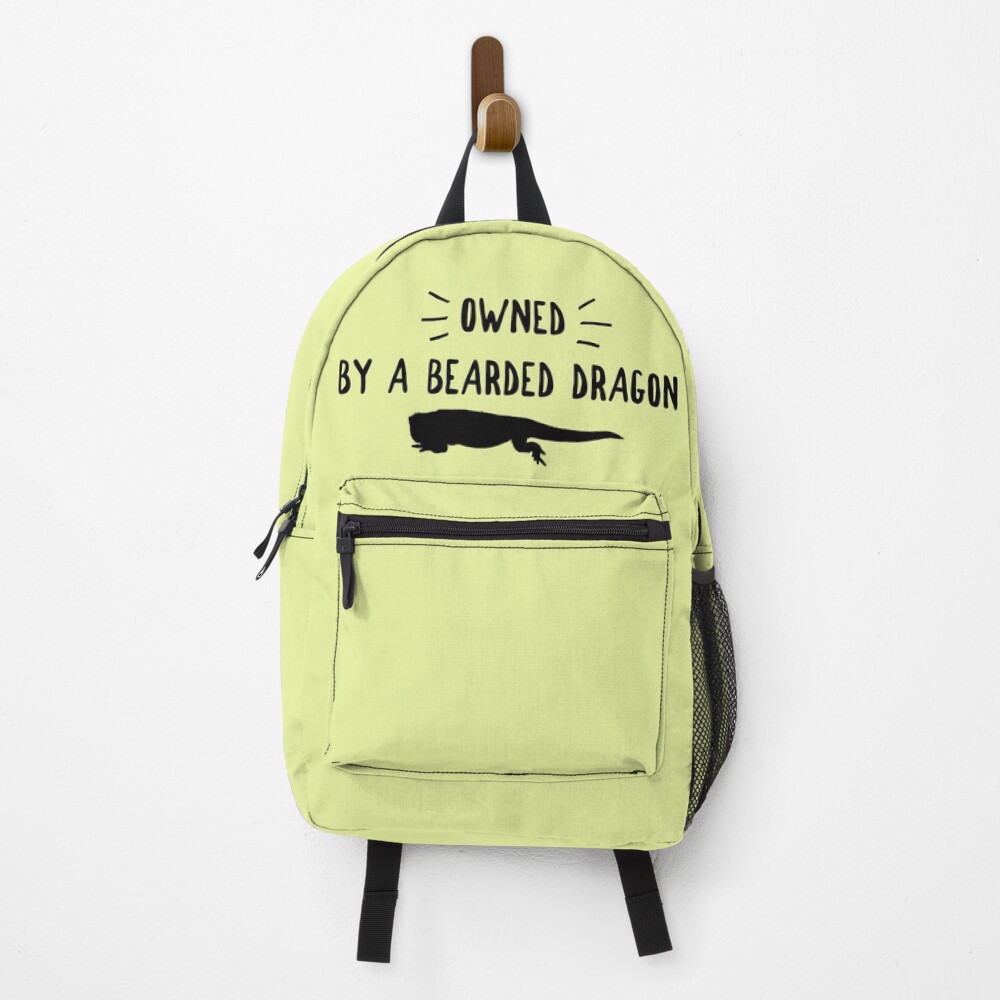 Owned By A Bearded Dragon Backpack