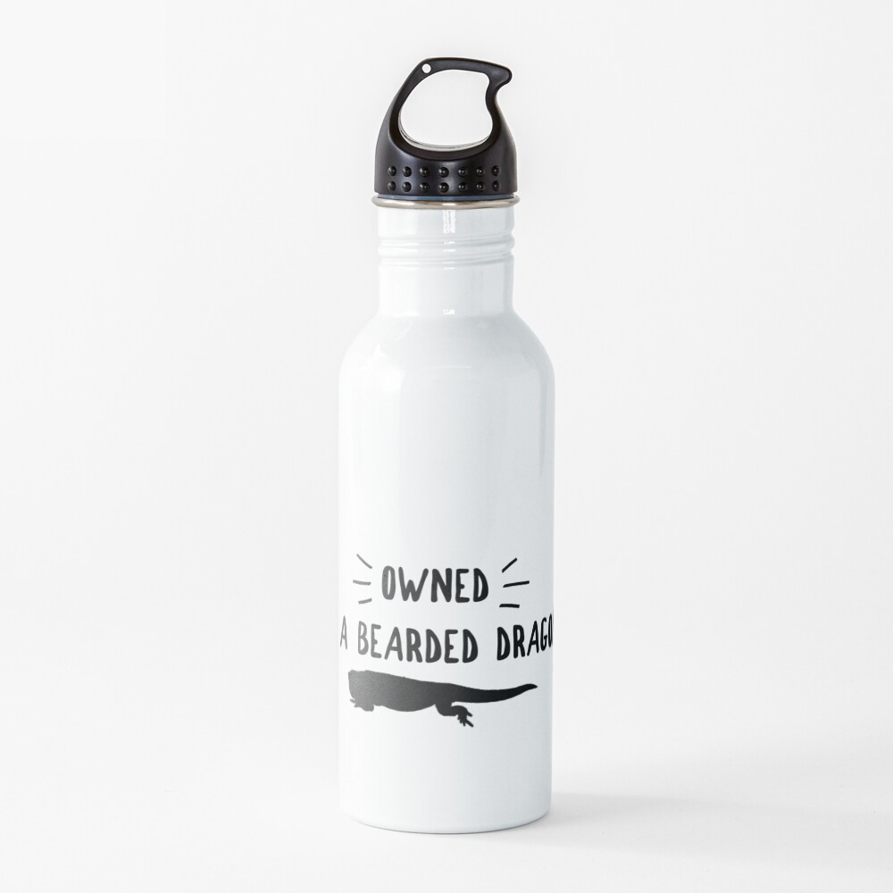 Owned By A Bearded Dragon Water Bottle
