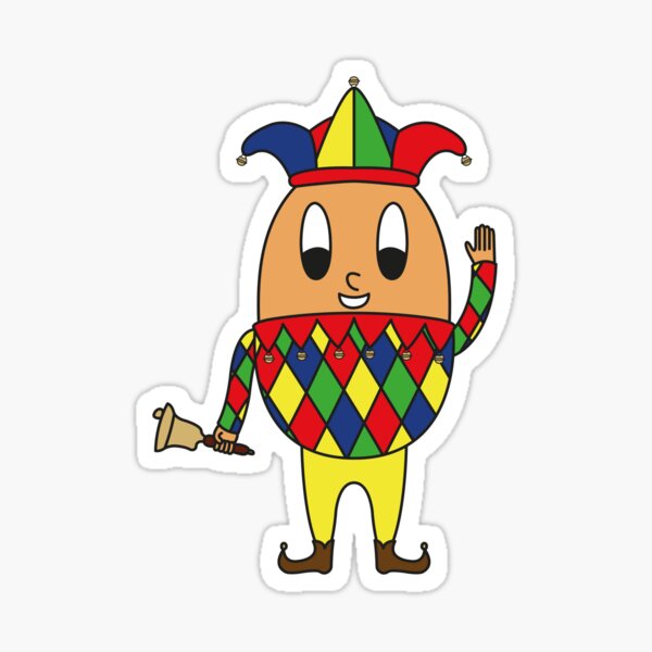 Jester Egg Sticker