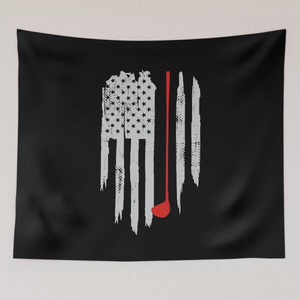 Item preview, Golf Club American Flag Golfer  designed and sold by Vanover Designs.