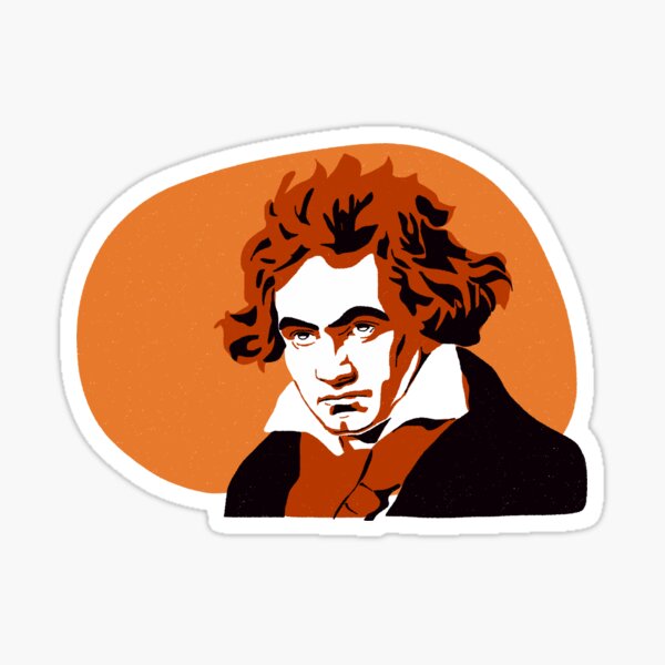 Ludwig van Beethoven Sticker