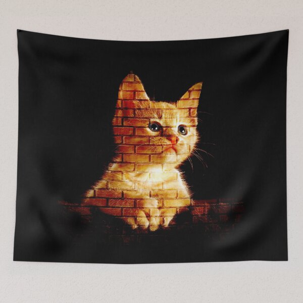 Item preview, Cute British Shorthair Wall Cat designed and sold by BestBash.