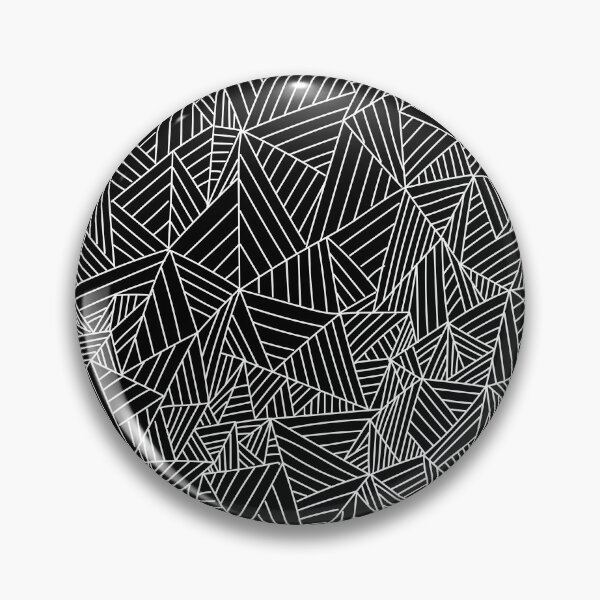 Item preview, Black Triangle Line Art Pattern designed and sold by Moyanana.